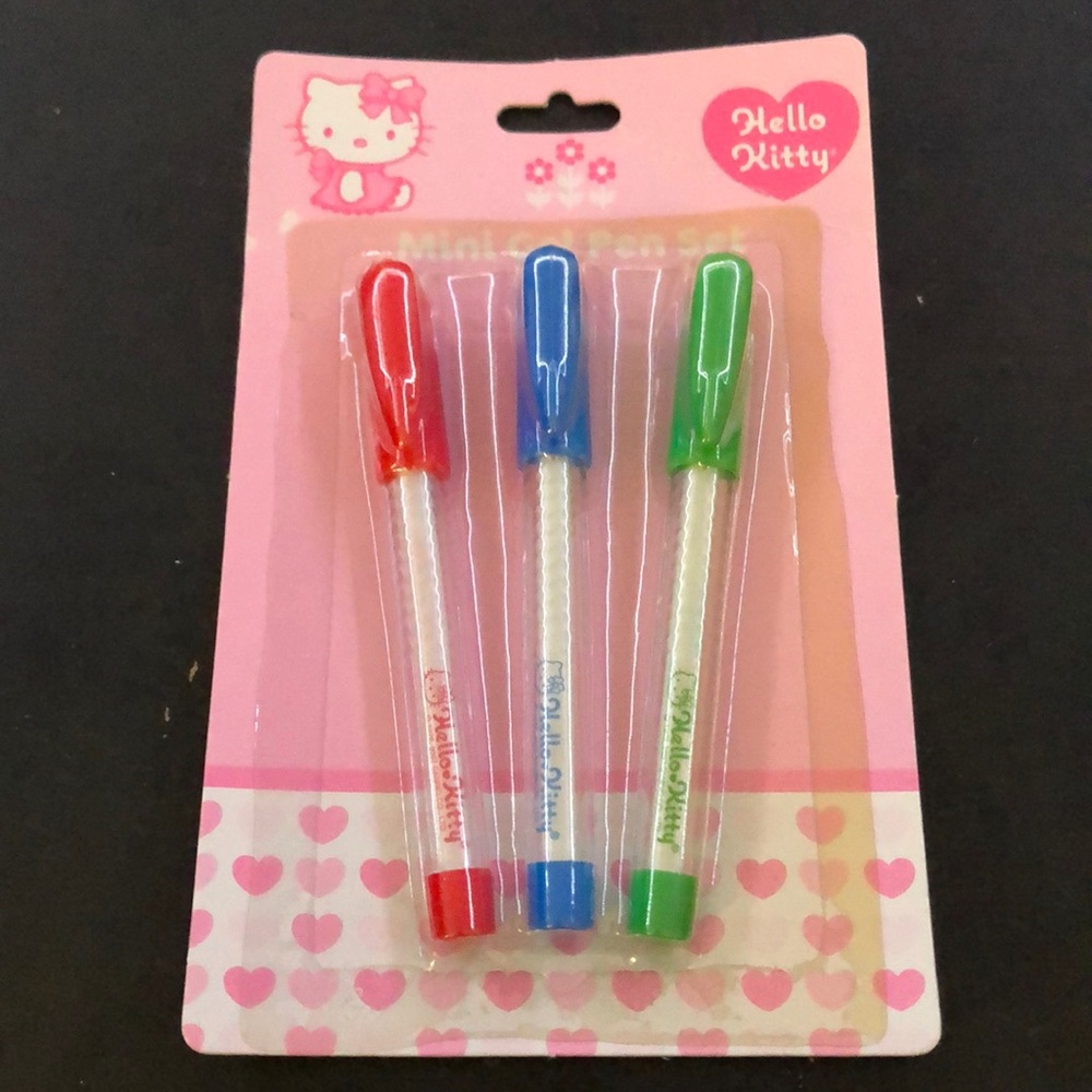 Hello Kitty Mini Gel Pen Set (New)